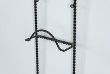 Load image into Gallery viewer, Wrought Iron Wall Plate Rack – 2-Tier Decorative Scroll Metal Display (9.5" x 32")