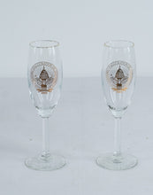 Load image into Gallery viewer, 2001 Presidential Inauguration Champagne Flutes Bush Cheney Set of 2 7.75 Inch