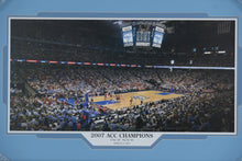 Load image into Gallery viewer, 2007 ACC Champions UNC Tar Heels Basketball Framed Print – 40” x 27” – North Carolina vs. NC State Final Score 89–80