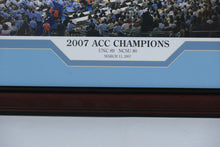 Load image into Gallery viewer, 2007 ACC Champions UNC Tar Heels Basketball Framed Print – 40” x 27” – North Carolina vs. NC State Final Score 89–80