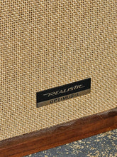 Load image into Gallery viewer, Realistic Optimus-1 Stereo Speakers – Classic 1960s Walnut Cabinets – Tested & Adjustable High/Low Controls