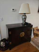 Load image into Gallery viewer, Hickory White Chinoiserie-Style Serving Cabinet