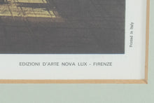 Load image into Gallery viewer, Pair of Nova Lux Firenze Prints After Bernardo Bellotto – Ponte Vecchio & Piazza della Signoria – Framed Italian Art Reproductions