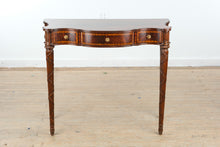 Load image into Gallery viewer, Maitland Smith Federal Style Flame Mahogany Three Drawer Console Table II