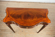 Load image into Gallery viewer, Maitland Smith Federal Style Flame Mahogany Three Drawer Console Table II
