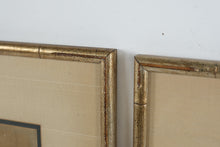 Load image into Gallery viewer, Vintage Japanese Ukiyo e Woodblock Style Prints Kabuki Geisha Framed Pair