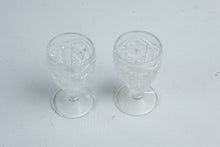 Load image into Gallery viewer, Imperial Glass Mogul Variant Clear Wine Glasses Set of 2 Vintage 4 Inch