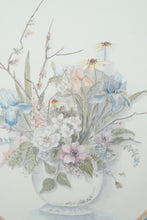 Load image into Gallery viewer, “Pastel Glass” by Mary Vincent Bertrand – Framed Watercolor Print (23.5" x 27.5")
