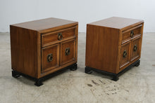 Load image into Gallery viewer, Pair of Vintage Thomasville Pan-Asian Nightstands, 1970