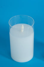 Load image into Gallery viewer, Pair of Hobby Lobby Flameless LED Candles – 3"x5" Unscented White Pillar Candles with Timer Switch