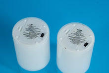 Load image into Gallery viewer, Pair of Hobby Lobby Flameless LED Candles – 3"x5" Unscented White Pillar Candles with Timer Switch