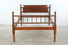 Load image into Gallery viewer, Antique 3/4 Size Jenny Lind Spindle Bed