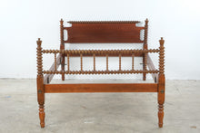 Load image into Gallery viewer, Antique 3/4 Size Jenny Lind Spindle Bed