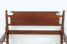 Load image into Gallery viewer, Antique 3/4 Size Jenny Lind Spindle Bed