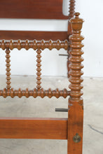 Load image into Gallery viewer, Antique 3/4 Size Jenny Lind Spindle Bed