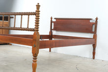 Load image into Gallery viewer, Antique 3/4 Size Jenny Lind Spindle Bed