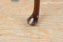 Load image into Gallery viewer, Queen Anne Style Three Drawer Side Table with Cabriole Legs and Brass Pulls