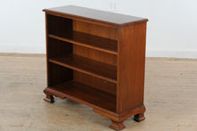 Load image into Gallery viewer, Traditional Cherry Wood Bookcase with Open Shelving and Bracket Feet