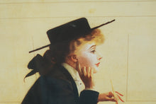 Load image into Gallery viewer, Harry Willson Watrous Some Little Talk of Me and Thee There Was Framed Art Print 33 X 27
