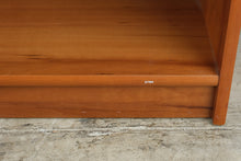 Load image into Gallery viewer, Contemporary Cherry Low Bookcase, 3 Shelf Open Bookcase