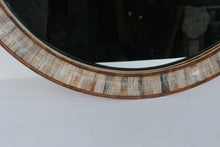 Load image into Gallery viewer, Currey and Company Hyson Round Mirror Natural Horn Sheesham Wood 36 Inch