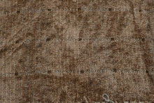 Load image into Gallery viewer, Textillery Weavers Rose Brown Chenille Throw Blanket 36 x 69 Fringed Woven