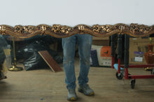 Load image into Gallery viewer, Vintage Hollywood Regency Gold Gilt Wall Mirror Ornate Metal Frame 39 x 55