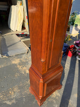 Load image into Gallery viewer, Sligh “John Goddard Newport” Grandfather Clock – Handcrafted Cherry Longcase Clock