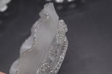 Load image into Gallery viewer, Davidson Glass Blackberry Prunt 269 Frosted Berry Bowls Set of 3 1930s