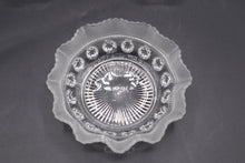 Load image into Gallery viewer, Davidson Glass Blackberry Prunt 269 Frosted Berry Bowls Set of 3 1930s