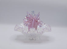 Load image into Gallery viewer, Fenton Pink Opalescent Carnival Epergne Centerpiece Bowl Set