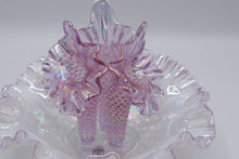 Load image into Gallery viewer, Fenton Pink Opalescent Carnival Epergne Centerpiece Bowl Set