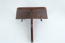 Load image into Gallery viewer, Mahogany Wall Shelf with Rounded Top and Shaped Bracket