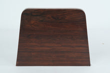 Load image into Gallery viewer, Mahogany Wall Shelf with Rounded Top and Shaped Bracket
