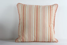 Load image into Gallery viewer, Set of 3 Decorative Throw Pillows 21x21 Down Filled Coral Pattern Velvet Back