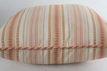 Load image into Gallery viewer, Set of 3 Decorative Throw Pillows 21x21 Down Filled Coral Pattern Velvet Back