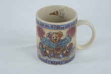 Load image into Gallery viewer, Boyds Bears Cheerleader Mug 1999 Bears Go Team Bearware Pottery Coffee Cup
