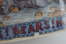 Load image into Gallery viewer, Boyds Bears Cheerleader Mug 1999 Bears Go Team Bearware Pottery Coffee Cup
