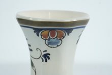 Load image into Gallery viewer, Delft Polychrome Hand-Painted Floral Vase - 416