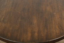 Load image into Gallery viewer, 42" Oak Pedestal Dining Table – Solid Wood