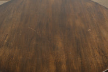 Load image into Gallery viewer, 42" Oak Pedestal Dining Table – Solid Wood