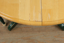 Load image into Gallery viewer, Two-Tone Solid Wood Pedestal Dining Set with Glass Top and Leaf – 5 Piece