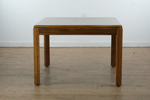 Load image into Gallery viewer, 42" Square Oak Dining Set & Four Rolling Chairs