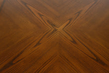 Load image into Gallery viewer, 42" Square Oak Dining Set & Four Rolling Chairs