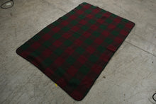 Load image into Gallery viewer, Red Green Black Buffalo Plaid Fleece Throw Blanket 42 x 60 Cabin Lodge Decor