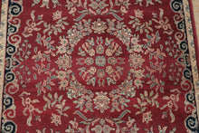 Load image into Gallery viewer, Chinese Art Deco Style Rug 46x72 Red Floral Medallion Wool