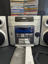 Load image into Gallery viewer, RCA RS2650 Stereo System 5 Disc CD Changer Dual Speakers Cassette AM FM