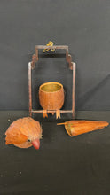 Load image into Gallery viewer, Shanghai Handicrafts Woven Bird Wall Hanging Basket Folk Art Decor