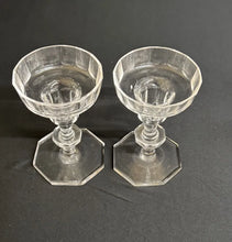 Load image into Gallery viewer, Kosta Boda Karlberg Glass Candlesticks Designed by Elis Bergh Sweden Pair