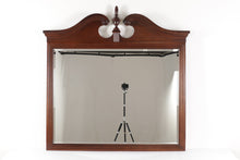 Load image into Gallery viewer, Cherry Mirror with Center Finial - 48" x 48"